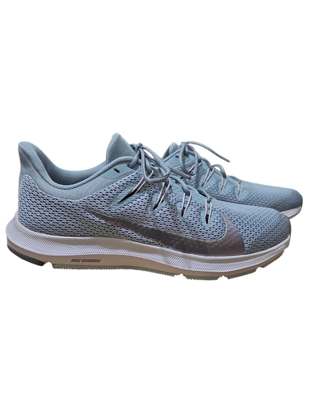 Nike Quest Women’s Light Blue Running Shoes - Picture 3 of 13